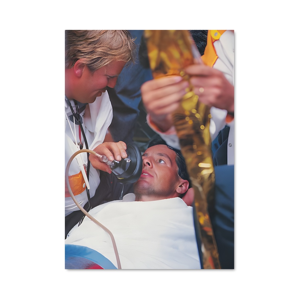 Poster L'Attente – affiche Cyclisme